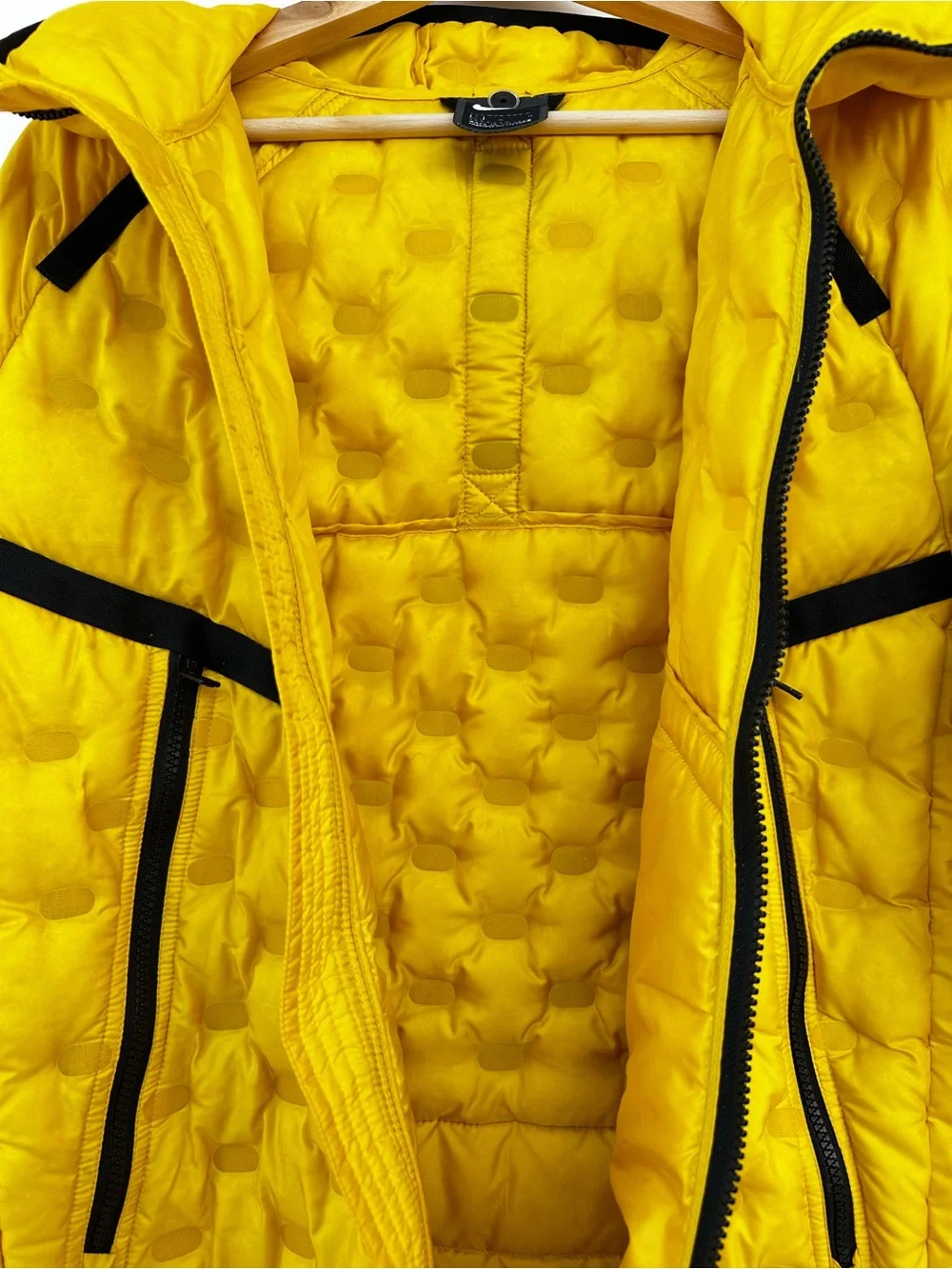 Nike Sportswear Tech Pack Down Fill Puffer Jacket Neon Yellow Men's Size L